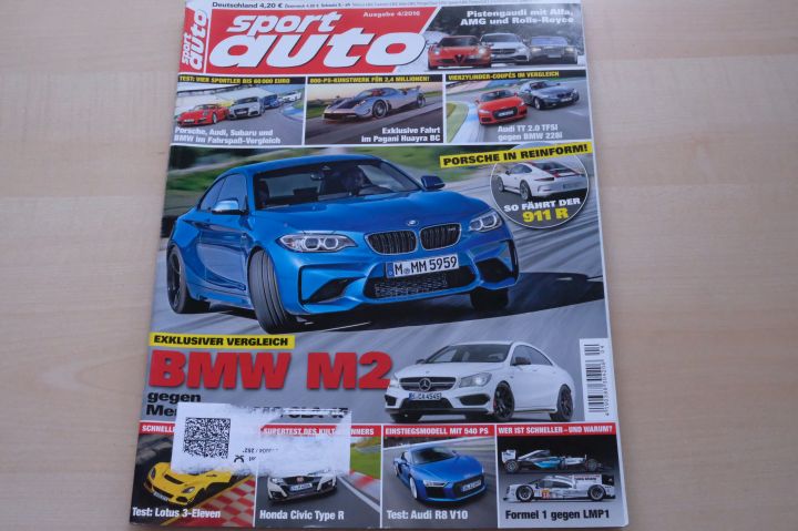 Deckblatt Sport Auto (04/2016)